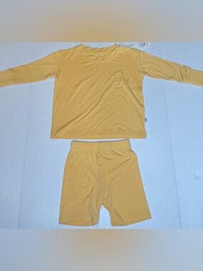 Bubble Baby Papaya Bamboo Biker Short Set 12-18M NWT Soft Stretch Outfit